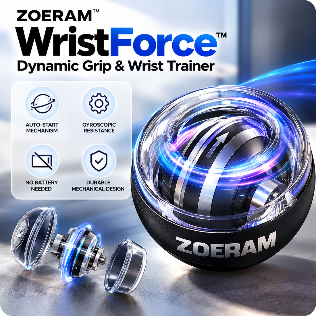 ⚡WristForce™  Dynamic Grip & Wrist Trainer 💪