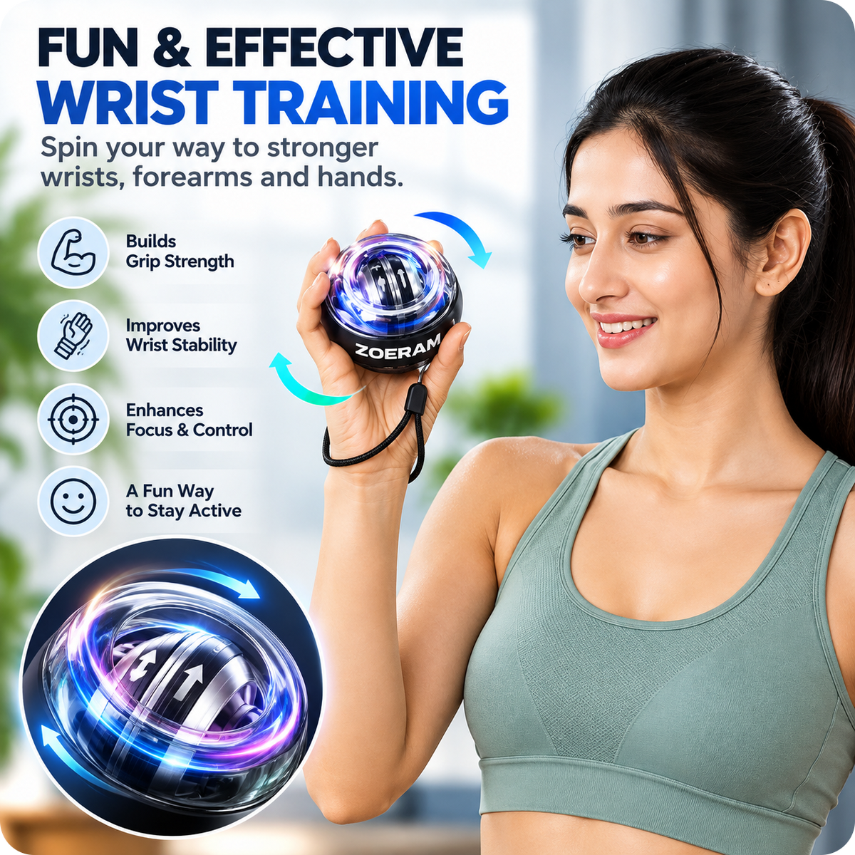 ⚡WristForce™  Dynamic Grip & Wrist Trainer 💪