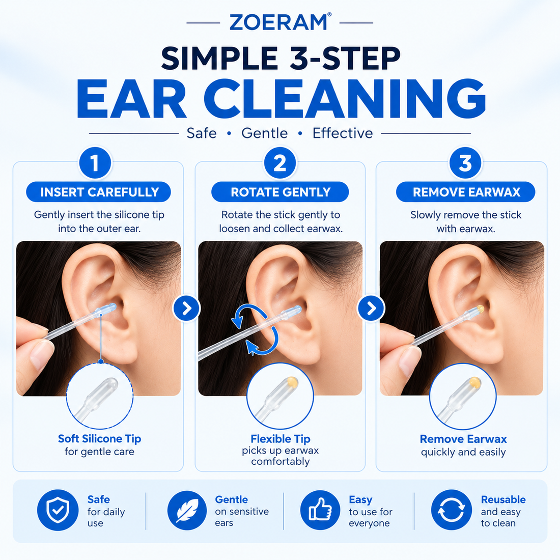 ✨ Smart Ear Care Tool — 24-Piece Pack 😍
