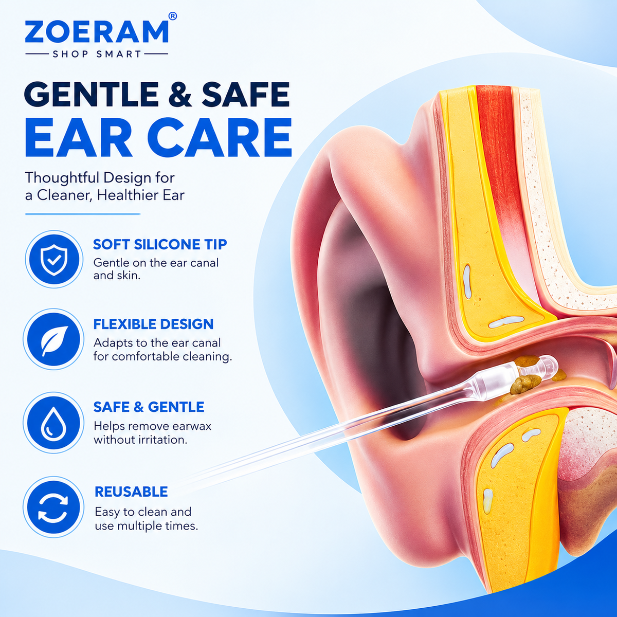✨ Smart Ear Care Tool — 24-Piece Pack 😍