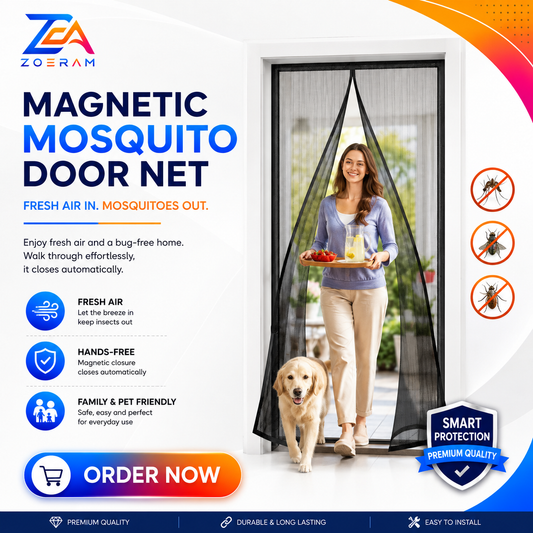 ZOERAM Magnetic Mosquito Door Net